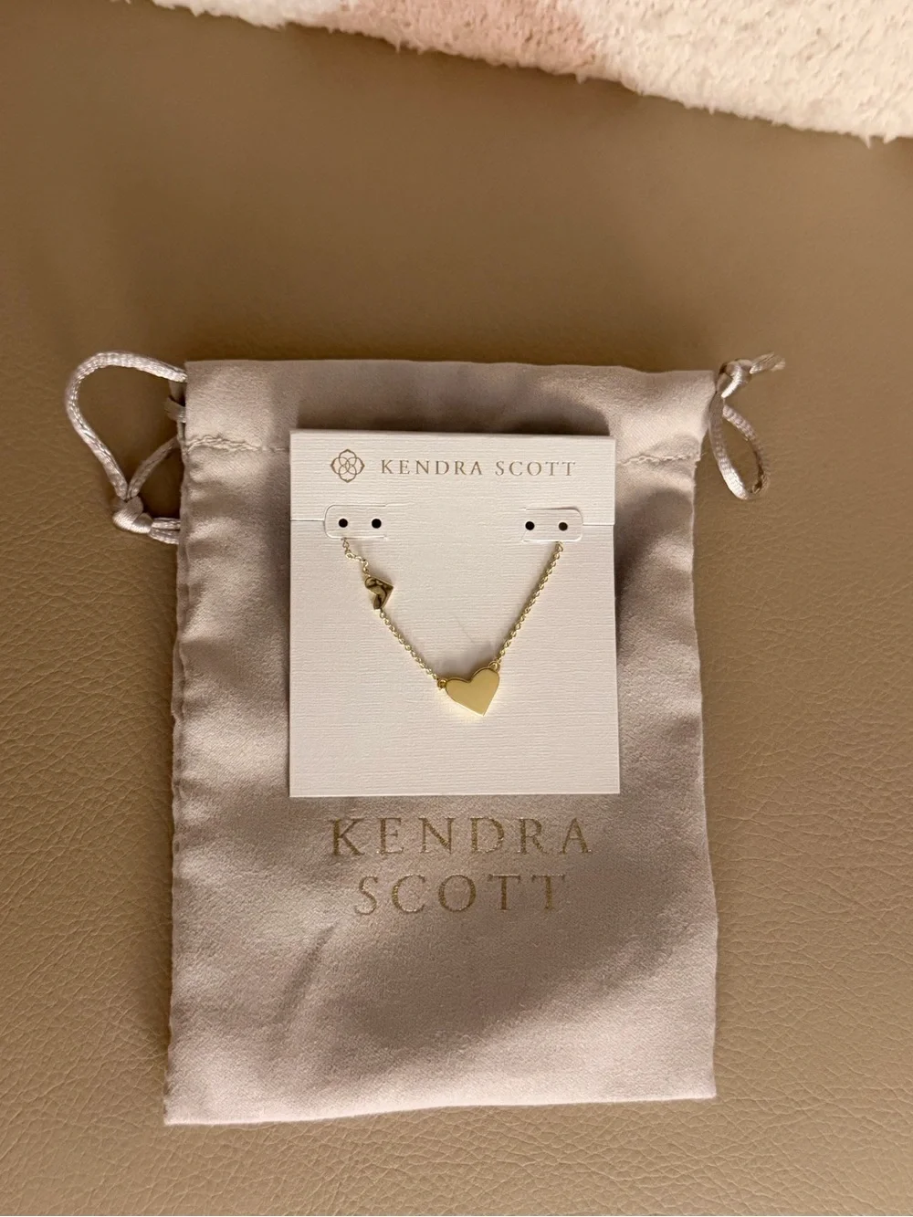 Kendra Scott Gold Heart Pendant Necklace